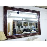 LARGE MIRROR WITH BEVELLED GLASS 72 X 101 CMS