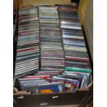 BOX OF CDs MOSTLY ROCK, POP & JAZZ