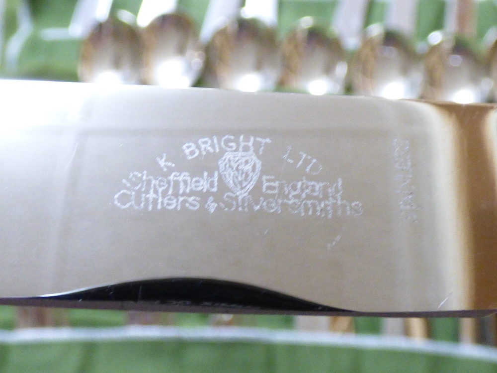 QUANTITY OF K BRIGHT LTD PLATED CUTLERY & CLOTH STORAGE ROLLS - Image 5 of 6