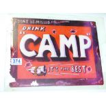 GLASS CAMP COFFEE SIGN 30 X 41 CMS