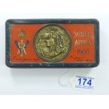 MILITARY QUEEN VICTORIA SOUTH AFRICA 1900 GIFT TIN