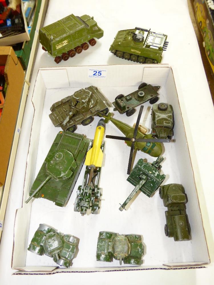 QUANTITY OF MILITARY TOY VEHICLES INCLUDING DINKY & BRITAINS - Image 2 of 5