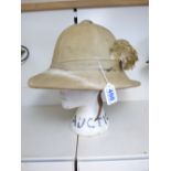 MOORES, LONDON, MILITARY PITH HELMET, SIZE 6 7/8