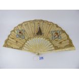 EDWARDIAN BONE FAN