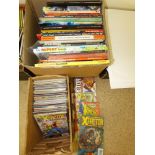 QUANTITY OF COMICS, ANNUAL & BOOKS INCLUDING MARVEL & VERTIGO COMICS