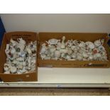 2 BOXES OF CRESTED WARE CHINA