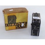 BOXED CORONET CINE CAMERA