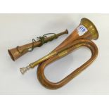 COPPER & BRASS BUGLE & HORN