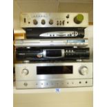 ELECTRONICS INCLUDING PHILIPS COMPACT DISC PLAYER, FIDEK AMPLIFIER & TOSHIBA AMPLIFIER