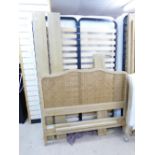 LOAF RATTAN BED FRAME & MATTRESS 134 CMS WIDE