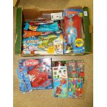 GERRY ANDERSON, CAPTAIN SCARLET & THUNDERBIRDS MIXED LOT