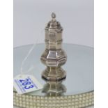 HALLMARKED SILVER PEPPER POT 30.68 GRAMS