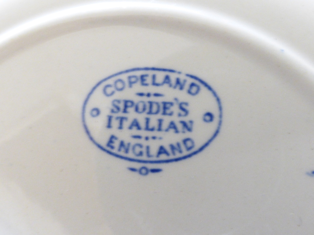 QUANTITY OF BLUE & WHITE CERAMICS INCLUDING COPELAND SPODE & BOOTHS - Image 5 of 6