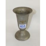 KRIEGSMARINE U-BOAT OFFICERS MESS METAL GOBLET