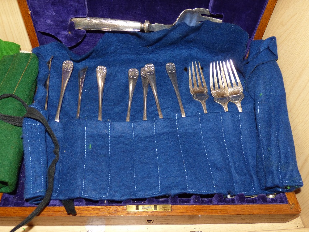 QUANTITY OF FLATWARE & PLATED ITEMS - Image 3 of 6