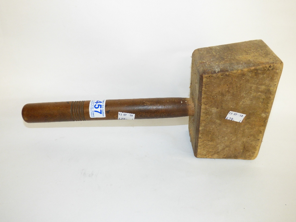 LARGE WOODEN MALLET - Image 2 of 2