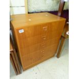 DANISH MID CENTURY 5 DRAWER CHEST