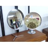 2 RETRO VANITY MIRRORS