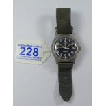 G10 MILITARY (0552) ISSUE, CWC, GULF WAR VETERANS WATCH 1990, WORKING ORDER