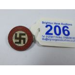 WW2 NAZI N.S.D.A.P LATE WAR ERSATZ LAPEL PIN