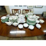 COPELAND SPODE CHINESE ROSE PATTERN DINNER SERVICE + EXTRAS
