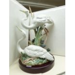 LLADRO MARSHLANDS MATES, DAMAGED + REPAIRED REED. 05691