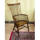LATE 18th CENTURY COMB BACK WINDSOR CHAIR
