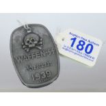 WW2 WAFFEN SS DOOR PLATE (REPRODUCTION)