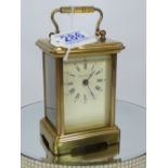 BRASS CARRIAGE CLOCK