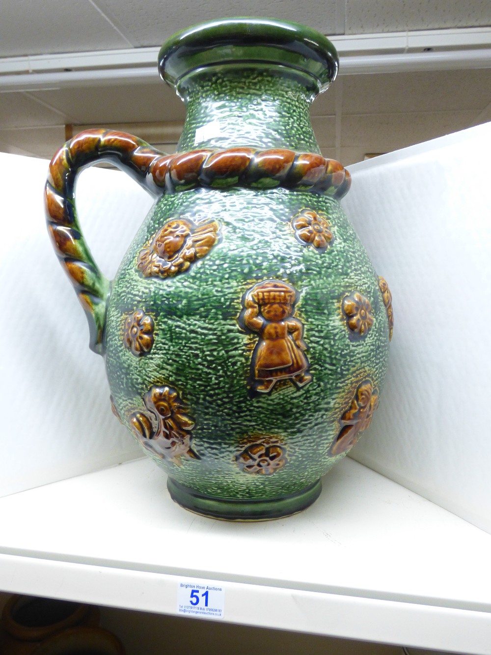 LARGE AUSTRIAN CERAMIC VASE/JUG