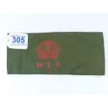 WW11 WOMANS LAND ARMY ARM BAND