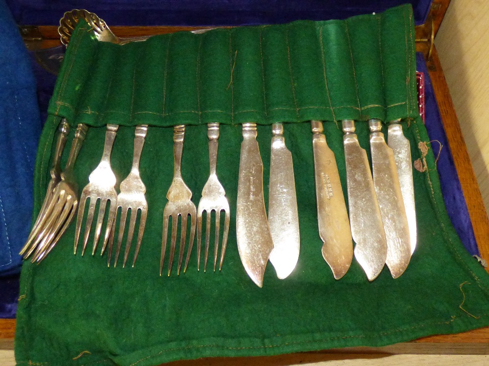 QUANTITY OF FLATWARE & PLATED ITEMS - Image 5 of 6