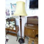 MAHOGANY STANDARD LAMP