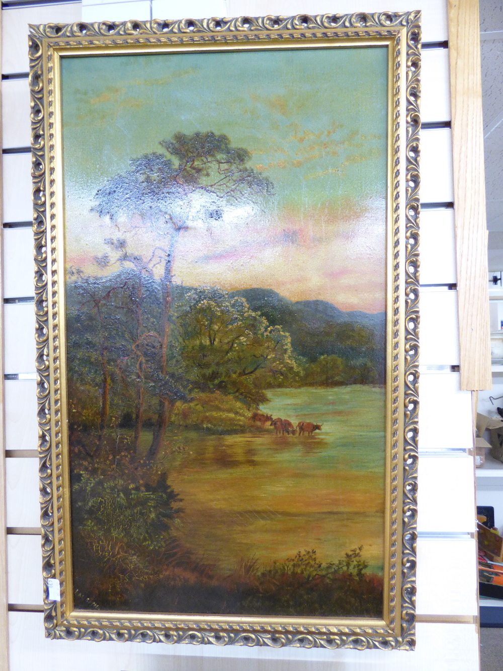 2 FRAMED OIL PAINTING OF RURAL SCENES - Image 2 of 5