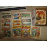 COLLECTION OF VINTAGE COMICS INCLUDING BUSTER, VALIANT & EAGLE