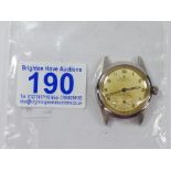 1950c ROLEX ROYAL OYSTER, ROLEX REF. 6144, 15 JEWEL ROLEX SWISS LEVER, MANUAL WIND, WORKING ORDER