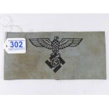 WW11 NAZI N.S.B.O ARMBAND NATIONALSOZIALISTISCHE BETRIEBSZELLEN ORGANISATION(NATIONAL SOCIALIST