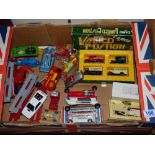 QUANTITY OF DIE CAST VEHICLES INCLUDING BOXED CORGI