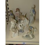 COLLECTION OF NAO & LLADRO FIGURES