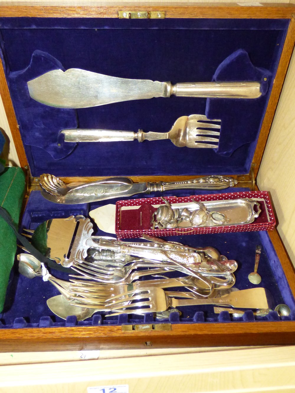 QUANTITY OF FLATWARE & PLATED ITEMS - Image 2 of 6