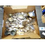 QUANTITY OF PLATED ITEMS INCLUDING FLATWARE