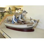 LLADRO 'FISHING WITH GRAMPS' FIGURE 05215