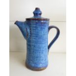 STEPHANIE KALAN STUDIO POTTERY COFFEE POT 25 CMS