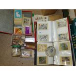 BOOKS & FOLDERS OF STAMPS, VINTAGE BOXES & LOOSE STAMPS