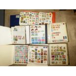 COLLECTIONS OF STAMPS IN ALBUMS