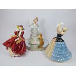 3 ROYAL DOULTON FIGURES, TOP OF THE HILL HN1834, SUSAN HN2952 & LOYAL FRIEND HN3358