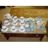 QUANTITY OF BRANKSOME CHINA, POOLE POTTERY EGG CUPS & STAND + NORITAKE TEA SET