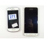 2 SAMSUNG MOBILES, UNTESTED