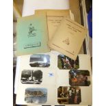 QUANTITY OF EPHEMERA INCLUDING POSTCARDS & STAMPS