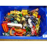 QUANTITY OF DIE CAST & TIN PLATE TOYS + OTHERS